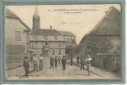 CPA - ROUGEMONT-le-CHATEAU (90) - Aspect Du Quartier De L'Hôtel Du Raisin Le Jour De La Communion En 1918 - Rougemont-le-Château