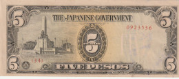 BANCONOTA GIAPPONE 5 PESOS -OCCUPAZIONE UNC  (B_616 - Japan