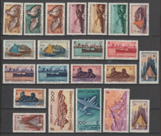 NOUVELLE CALEDONIE - 1948 ANNEES COMPLETES Avec POSTE AERIENNE - YVERT N°259/277+A61/63 ** MNH - COTE = 117 EUR - Full Years