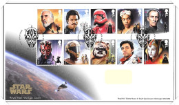 2019 GB FDC - Star Wars - Typed Address - 2011-2020 Decimale Uitgaven