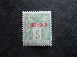 PORT-SAID:   N° 6, Neuf X. - Unused Stamps
