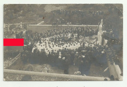 SAINT MICHEL DE MAURIENNE Carte Photo   CEREMONIE CIMETIERE MILITAIRE EVEQUE - Saint Michel De Maurienne