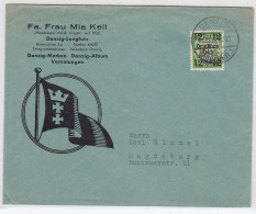 Danzig Brief Mit EF Der Fa.Mia Keil Nach Magdeburg - Lettres & Documents