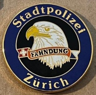 STADTPOLIZEI ZÜRICH - POLICE DE LA VILLE - AIGLE - EAGLE - ADLER - FAHNDUNG - EGF - N°552/1000 - SUISSE - SCHWEIZ - (33) - Police