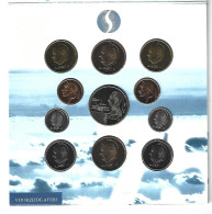Belguim Set 1998 Sabena ,from 0,5 Franc Until 50 Francs Dutch End French,fdc - FDC, BU, BE & Coffrets