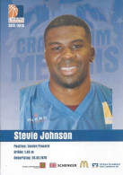 Trading Cards KK000563 - Basketball Germany 10.5cm X 13cm: Stevie Johnson - Other & Unclassified