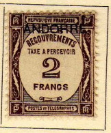 Andorre Francaise  - (1931-32) - Timbre-Taxe   2 F.. Neufs*   - MH - Nuovi