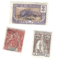 Lot De Timbres  Congo - Gebraucht