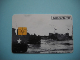 7638 50e ANNIVERSAIRE DEBARQUEMENT 1944 1994 BATEAUX  Télécarte Collection  ( 2 Scans)  Carte Téléphonique - Leger