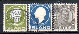 ICELAND. 1911-20. Sigurdsson And Chr. X. - Used Stamps
