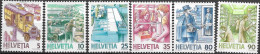 1986 Schweiz Mi. 1321-6 PH **MNH Postbeförderung - Nuevos