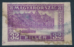 ** 1926 Pengő-fillér (I.) Fogazatlan, Vízjel Nélküli 32f Látványosan Eltolódott Középrésszel (nagy Folt és Gumihiány / H - Autres & Non Classés