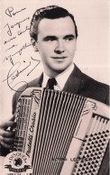 LOUIS LEDRICH -autographe - Sänger Und Musiker