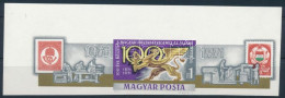 ** 1971 100 éve Készít Magyar Postabélyegeket Az Állami Nyomda ívsarki Vágott Bélyeg 2 Szelvénnyel (3.000) - Autres & Non Classés