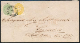 ~1864 2kr + 3kr Levélen / On Cover "SZAMOBOR" - Autres & Non Classés