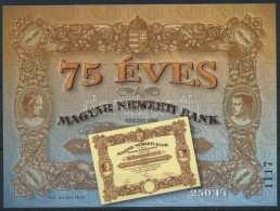 ** 1999 75 éves A Magyar Nemzeti Bank Emlékív - Other & Unclassified