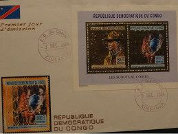 RP DU CONGO KINSHASA 2004 FDC TIMBRE OR - Lettres