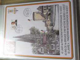 Souvenir Belgique Belgie 2415 ( 1991 ) War Brigade Infantrie Militaire  Gestempelt Oblitéré Soest Perfect - Herdenkingsdocumenten