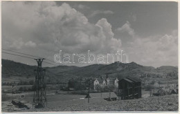 * T2/T3 Brád, Gara / Vasútállomás, Sodronypálya / Railway Station, Ropeway Transport. Auerfoto Photo - Non Classés