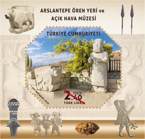 Turkey, Türkei - 2019 - Arslantepe Archeological Site, Archaeology, Museum - 1.Mini S/Sheet, Block ** MNH - Ungebraucht
