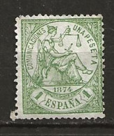 Espagne N° 148 Sans Gomme  (1874) - Ongebruikt