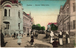 T3/T4 1917 Zsolna, Sillein, Zilina; Baross Gábor Utca. Löwy Fülöp Kiadása / Street (fa) - Zonder Classificatie