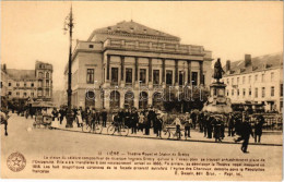 ** T4 Liege, Theatre Royal Et Statue De Grétry (cut) - Non Classés