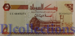 SUDAN 5 DINARS 1993 PICK 51a UNC - Soudan