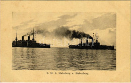 ** T2 SMS Habsburg és SMS Babenberg Az Osztrák-Magyar Haditengerészet Habsburg-osztályú Pre-dreadnought Csatahajói / K.u - Unclassified