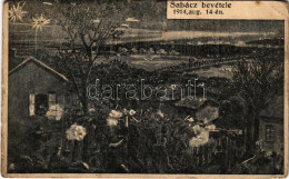* T3 Szabács Bevétele 1914. Aug. 14-én / Die Einnahme Von Sabac / WWI Austro-Hungarian K.u.K. Military Art Postcard, Bat - Ohne Zuordnung