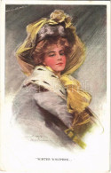 T3 "Winter Whispers" Lady Art Postcard. Reinthal & Newman S: Philip Boileau (EB) - Non Classés