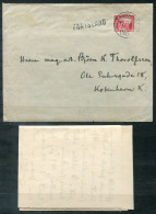 ISLAND - Schiffspost 1934, Paquebot,Navire,Ship Letter,Fra Island, Ank.Kopenhagen (see TEXT !!)- ICELAND Einar Sveinsson - Covers & Documents