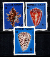 Polynésie Française 1977 Yv. 114-116 Neuf ** 100% Poste Aérienne Coquilles - Ungebraucht
