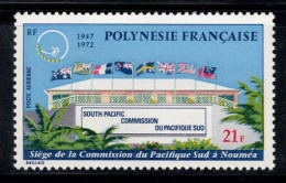 Polynésie Française 1972 Yv. 62 Neuf ** 100% Poste Aérienne Commission Du Pacifique Sud - Ungebraucht