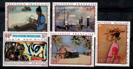 Polynésie Française 1970 Yv. 40-44 Neuf ** 100% Poste Aérienne Art, Peinture - Ungebraucht
