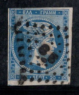 Grèce 1875 Mi. 51 Oblitéré 80% 20 L, Tête De Mercure - Used Stamps