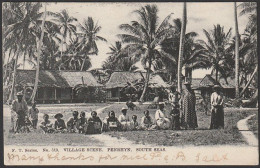 PENRHYN ISLAND POSTCARD VILLAGE SCENE USED IN NEW ZEALAND 1905 - Cook