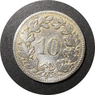 Monnaie Suisse - 1881 - 10 Centimes Tête De Libertas - 10 Centimes / Rappen