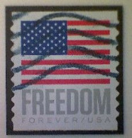 United States, Scott #5788, Used(o) Coil, 2023, Flag Definitive: Freedom Flag, (63¢) Forever - Used Stamps