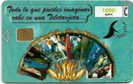 Spain - Telefónica - Album Ferrari - CP-154 - 05.1999, 1.000PTA, 4.500ex, Used - Werbekarten