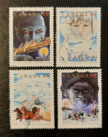 Canada 1991  USED  Sc1334 -1337    4 X 40c Folklore -2 - Gebruikt