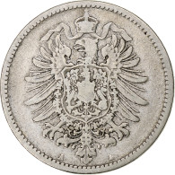 Empire Allemand, Wilhelm I, Mark, 1875, Berlin, Argent, TB, KM:7 - 1 Mark