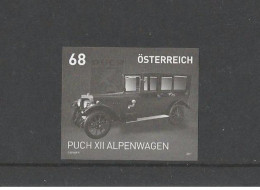 Austria 2017 - Classic Cars - Puch XII Alpenwagen, 1919 Black Print Mnh** - Prove & Ristampe