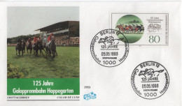 Germany Deutschland 1993 FDC Galopprennbahn Hoppegarten, Hippodrome, Gallop Racing, Horse Horses Pferd, Berlin - 1991-2000