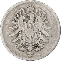 Empire Allemand, Wilhelm I, Mark, 1876, Munich, Argent, TB+, KM:7 - 1 Mark