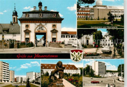 73840960 Heusenstamm Torbau Gymnasium Sternwarte Kirche Rathaus Leipziger Ring W - Heusenstamm