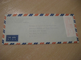 KANAZAWA 1969 To NY USA Vulcanologia Volcanology Volcano Volcan Geology Geologie Meter Mail Cancel Cover JAPAN - Vulkanen