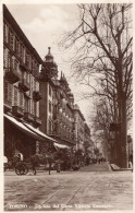 TORINO - UN LATO DEL CORSO VITTORIO EMANUELE - CARTOLINA FP SPEDITA NEL 1930 - Places