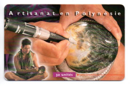 Grave De Nacre PF 88 -Télécarte Puce  Polynésie  Phonecard  (D 986) - Polynésie Française