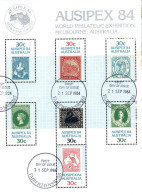Australia 1984 Ausipex Miniature Sheet,used - Used Stamps